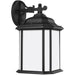 Generation Lighting Canada - One Light Outdoor Wall Lantern - Kent - Black- Union Lighting Luminaires Decor