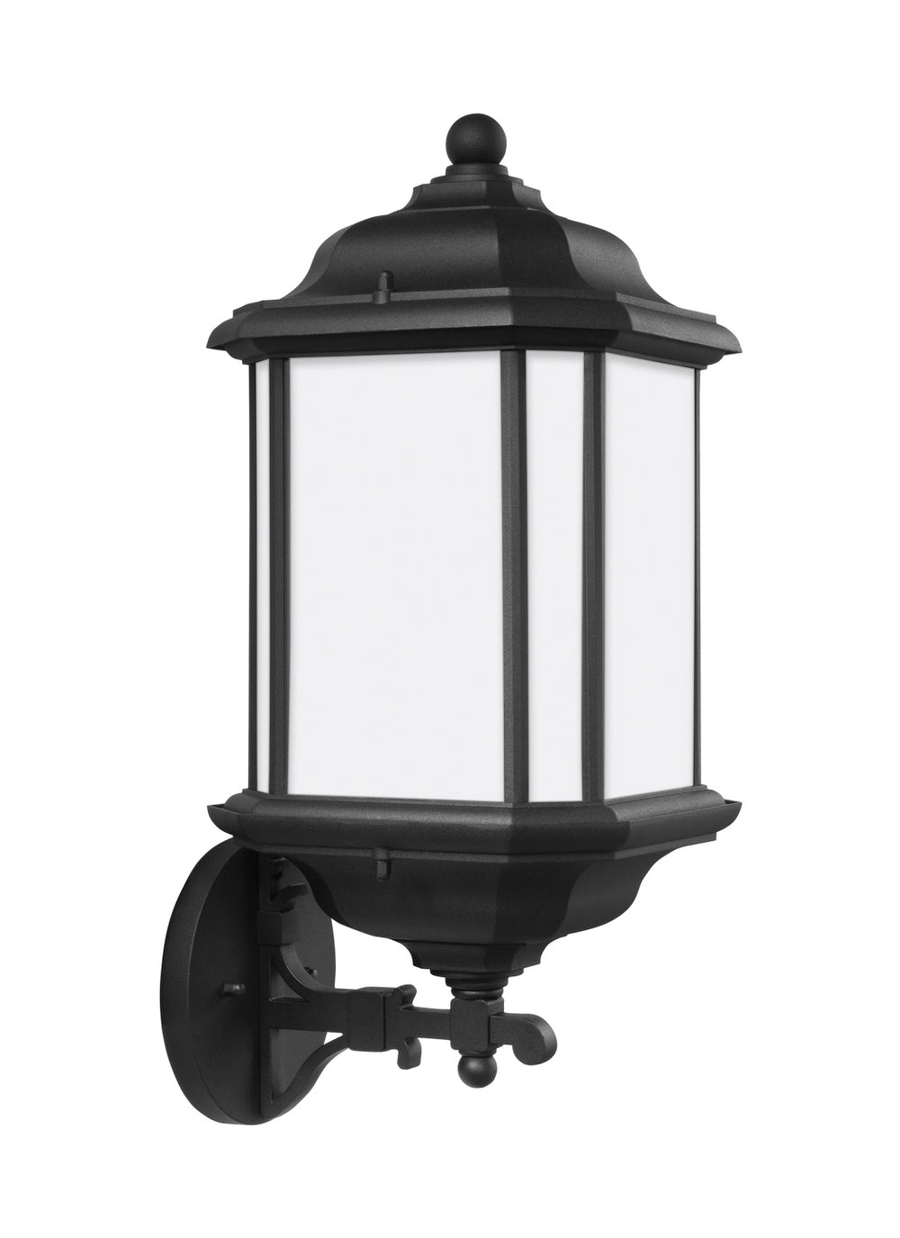 Generation Lighting Canada - One Light Outdoor Wall Lantern - Kent - Black- Union Lighting Luminaires Decor