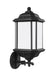 Generation Lighting Canada - One Light Outdoor Wall Lantern - Kent - Black- Union Lighting Luminaires Decor