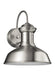Generation Lighting Canada - One Light Outdoor Wall Lantern - Fredricksburg - Satin Aluminum- Union Lighting Luminaires Decor
