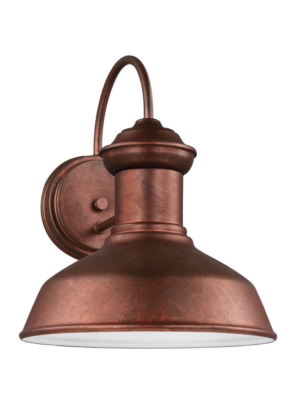 Generation Lighting Canada - One Light Outdoor Wall Lantern - Fredricksburg - Weathered Copper- Union Lighting Luminaires Decor