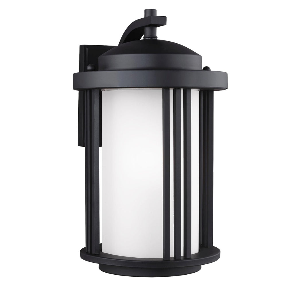 Generation Lighting Canada - One Light Outdoor Wall Lantern - Crowell - Black- Union Lighting Luminaires Decor