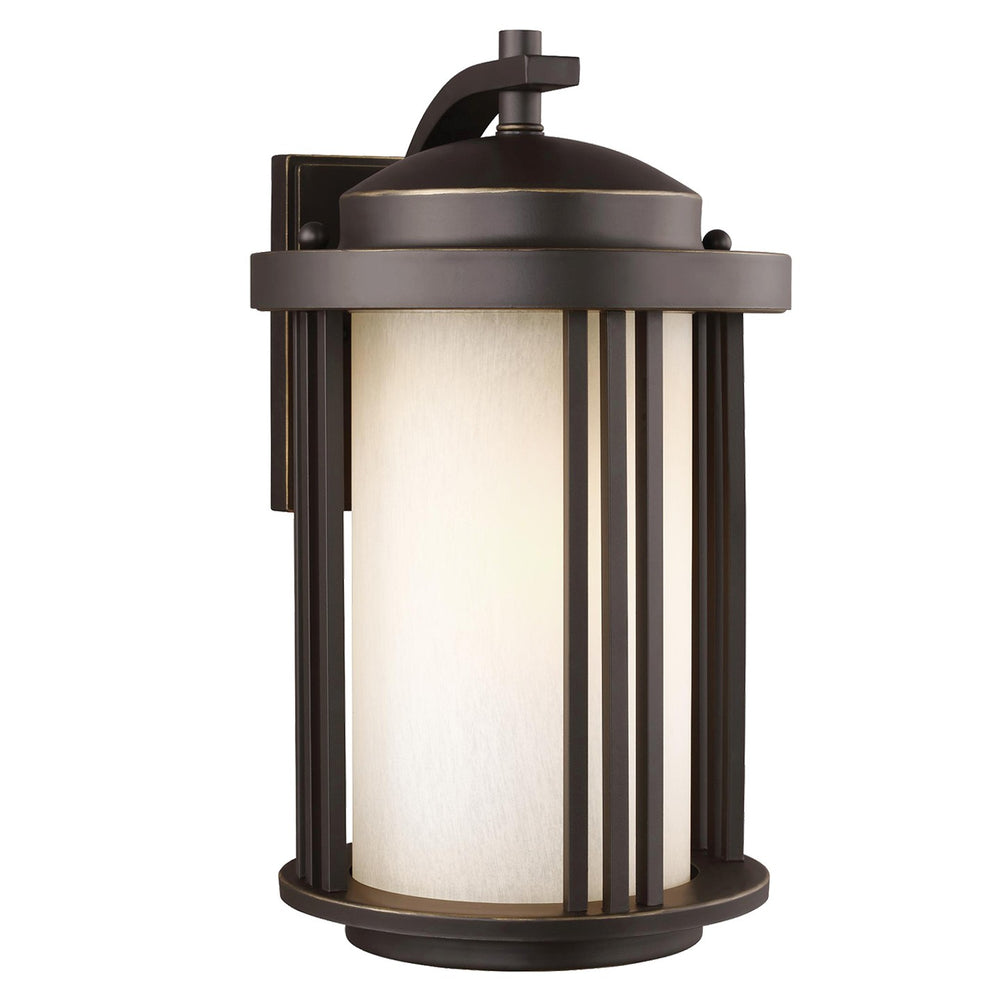 Generation Lighting Canada - One Light Outdoor Wall Lantern - Crowell - Antique Bronze- Union Lighting Luminaires Decor