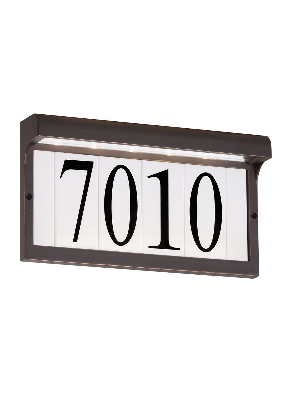 Generation Lighting Canada - LED Address Light - LED Address Light - Antique Bronze- Union Lighting Luminaires Decor