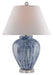 Currey and Company - One Light Table Lamp - Malaprop - Blue/White/Clear- Union Lighting Luminaires Decor