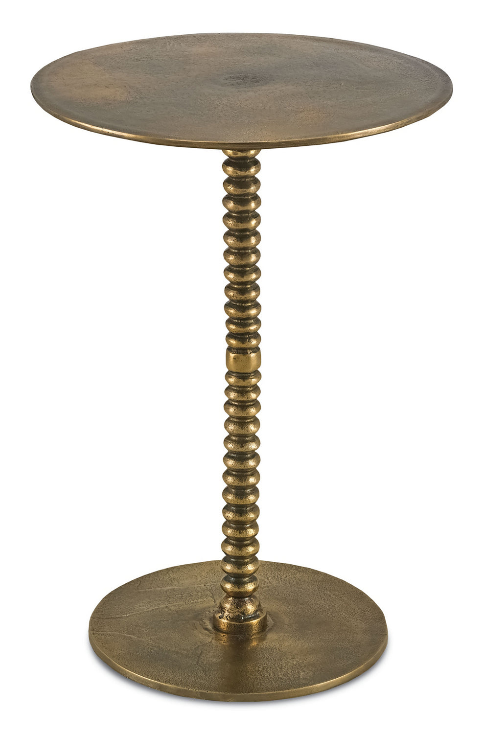 Currey and Company - Accent Table - Dasari Brass Accent Table - Brass- Union Lighting Luminaires Decor