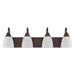 Capital Lighting - Four Light Vanity - Trenton - Bronze- Union Lighting Luminaires Decor
