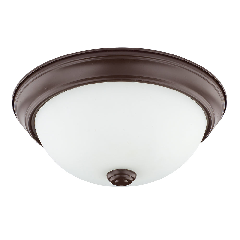 Capital Lighting - Two Light Flush Mount - Bates - Bronze- Union Lighting Luminaires Decor
