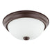 Capital Lighting - Two Light Flush Mount - Bates - Bronze- Union Lighting Luminaires Decor