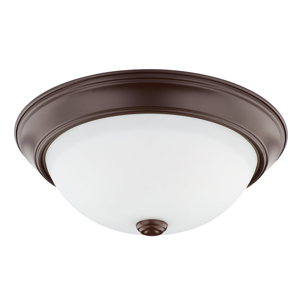 Capital Lighting - Two Light Flush Mount - Bates - Bronze- Union Lighting Luminaires Decor
