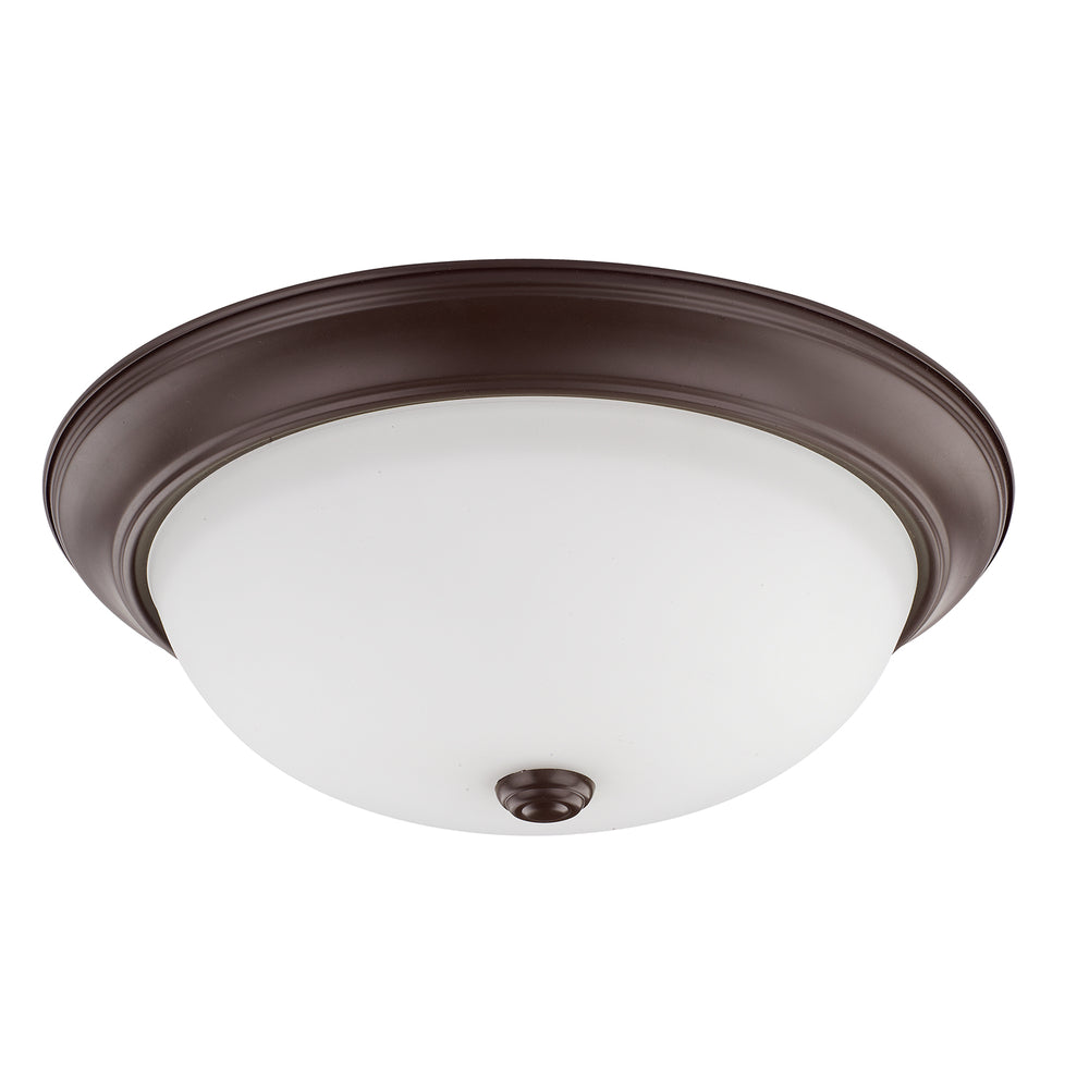 Capital Lighting - Three Light Flush Mount - Bates - Bronze- Union Lighting Luminaires Decor
