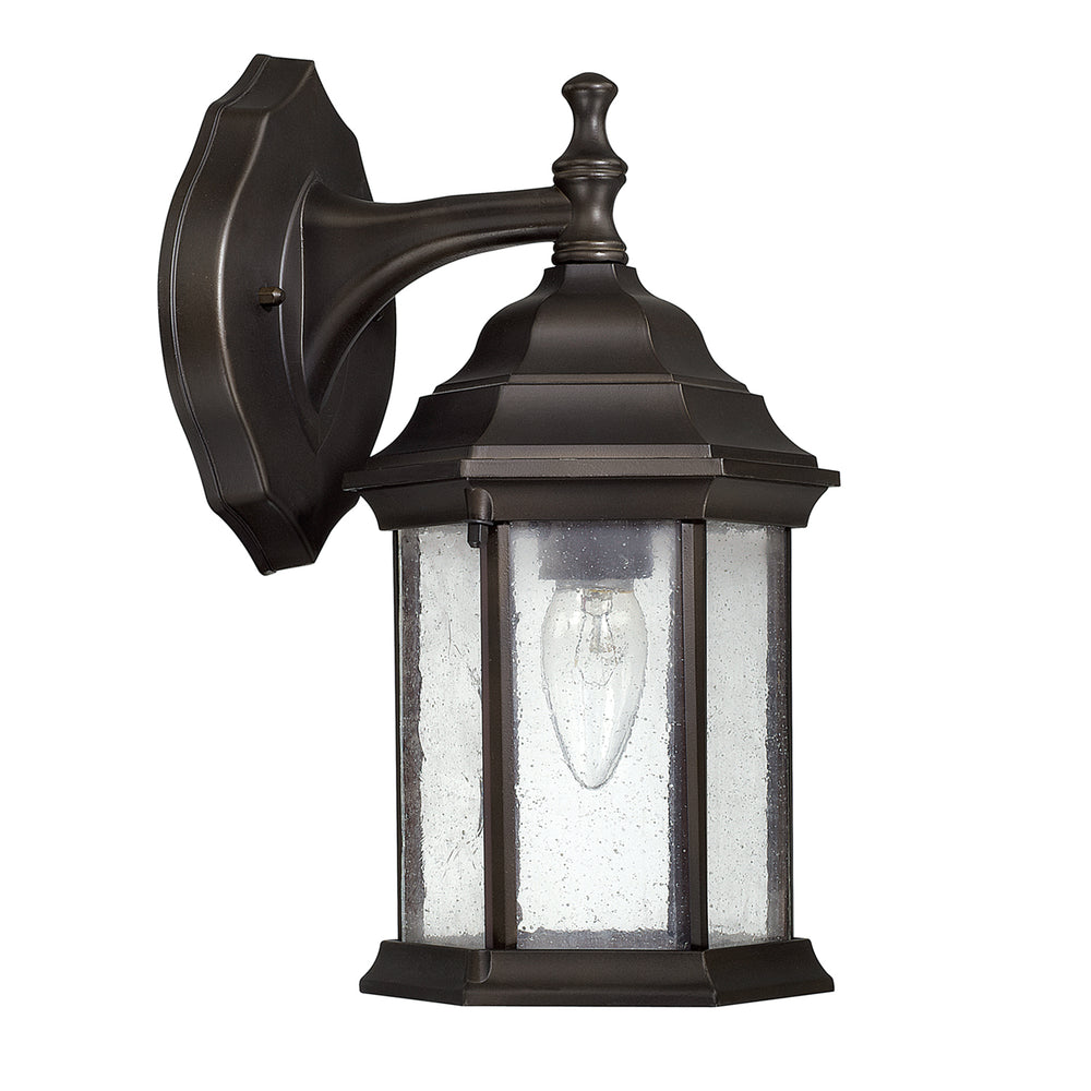 Capital Lighting - One Light Outdoor Wall Lantern - Main Street - Old Bronze- Union Lighting Luminaires Decor