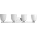 Progress Canada - Four Light Bath Bracket - Fleet - Polished Chrome- Union Lighting Luminaires Decor