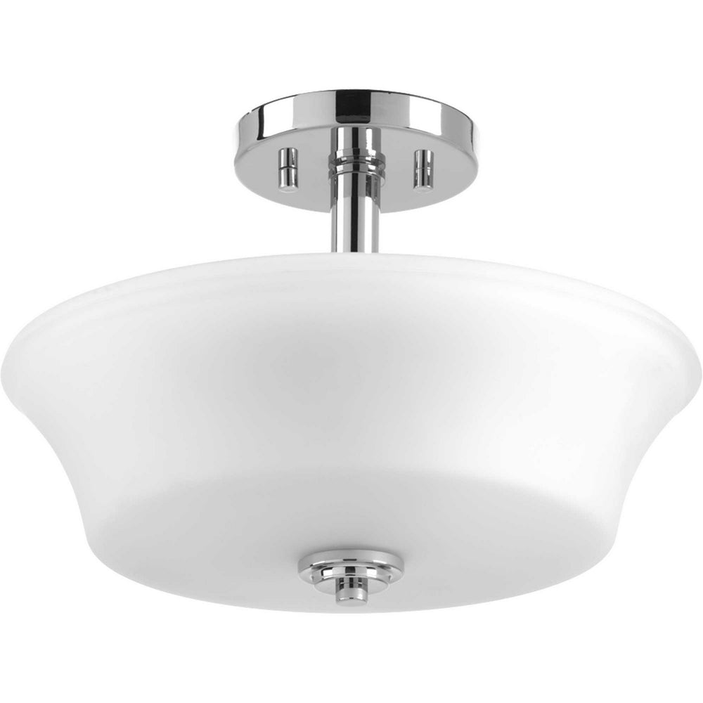 Progress Canada - Two Light Semi-Flush Convertible - Cascadia - Polished Chrome- Union Lighting Luminaires Decor