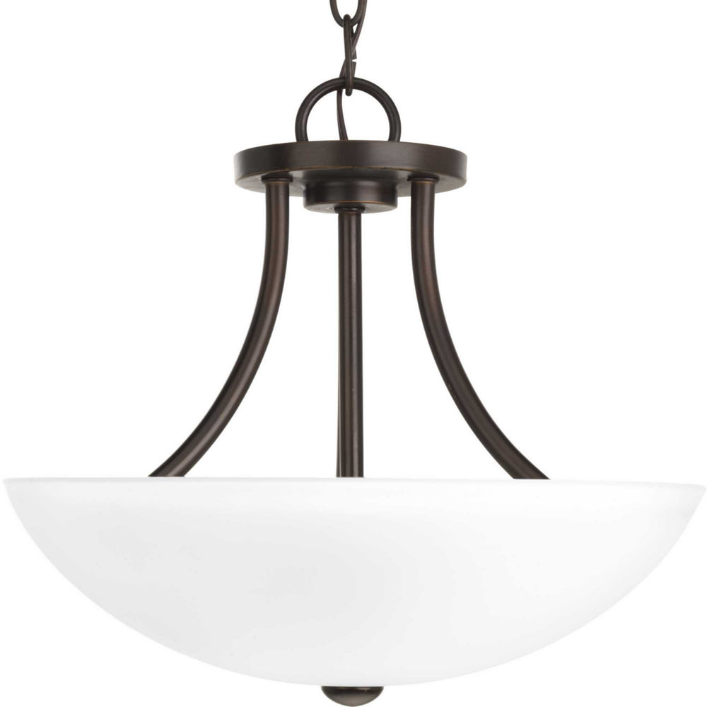 Progress Canada - Two Light Semi-Flush Convertible - Gather - Antique Bronze- Union Lighting Luminaires Decor