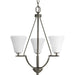 Progress Canada - Three Light Foyer Pendant - Bravo - Antique Bronze- Union Lighting Luminaires Decor