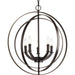 Progress Canada - Five Light Chandelier - Equinox - Antique Bronze- Union Lighting Luminaires Decor