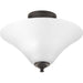 Progress Canada - Two Light Semi-Flush Mount - Joy-Bravo - Antique Bronze- Union Lighting Luminaires Decor