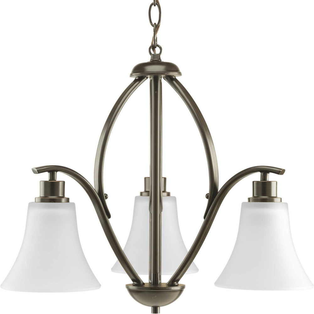 Progress Canada - Three Light Chandelier - Joy - Antique Bronze- Union Lighting Luminaires Decor
