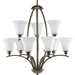 Progress Canada - Nine Light Chandelier - Joy - Antique Bronze- Union Lighting Luminaires Decor