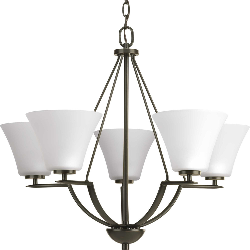 Progress Canada - Five Light Chandelier - Bravo - Antique Bronze- Union Lighting Luminaires Decor