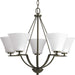 Progress Canada - Five Light Chandelier - Bravo - Antique Bronze- Union Lighting Luminaires Decor