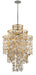 Corbett Lighting - 11 Light Chandelier - Ambrosia - Gold Silver Leaf & Stainless- Union Lighting Luminaires Decor