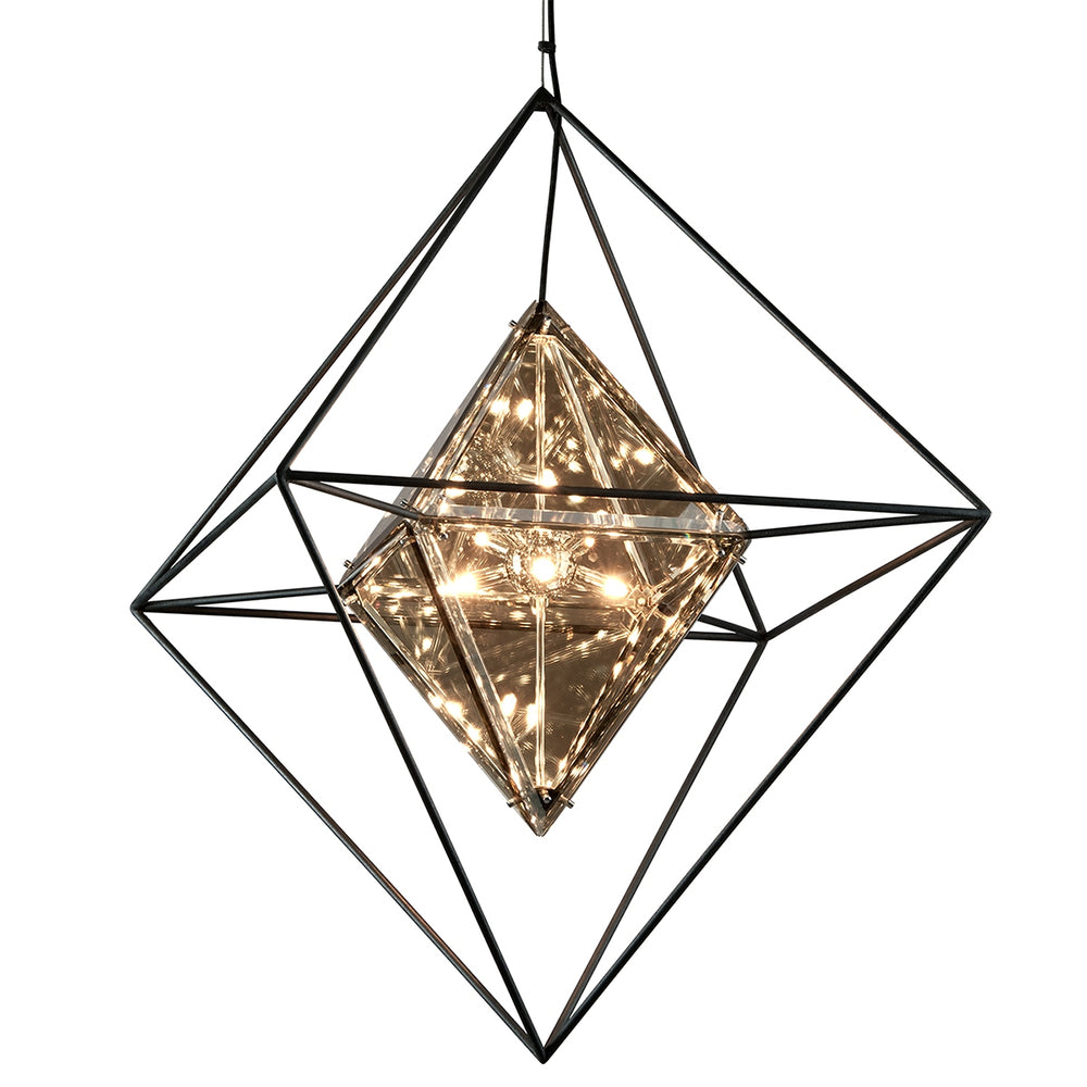Troy Lighting Canada - Eight Light Chandelier - Epic - Forged Iron- Union Lighting Luminaires Decor