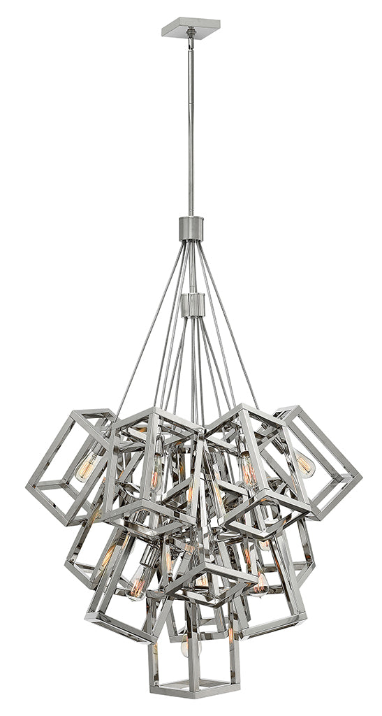 Fredrick Ramond Canada - LED Chandelier - Ensemble - Polished Nickel- Union Lighting Luminaires Decor