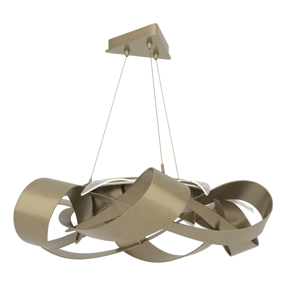 Hubbardton Forge - LED Pendant - Flux - Soft Gold- Union Lighting Luminaires Decor