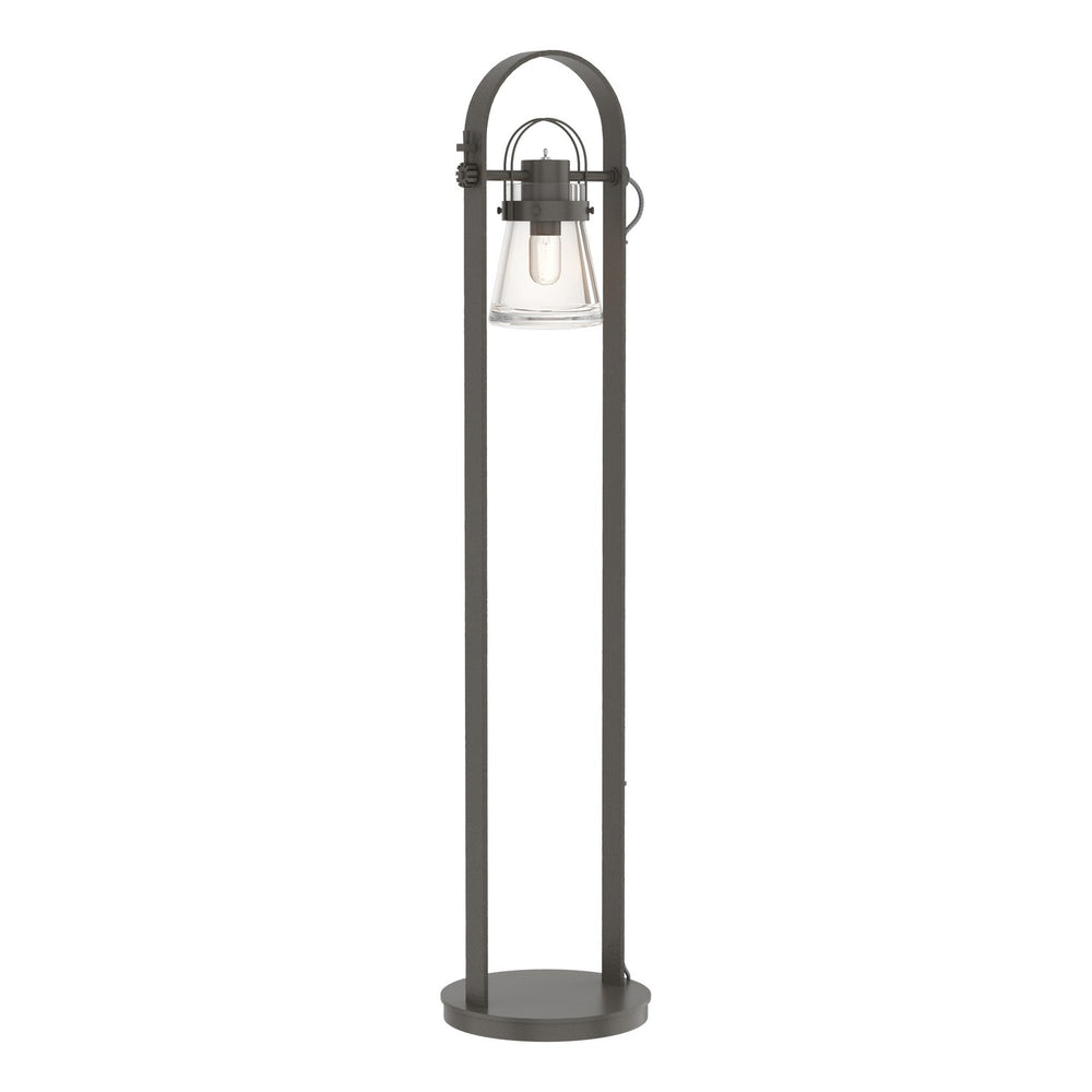 Hubbardton Forge - One Light Floor Lamp - Erlenmeyer - Dark Smoke- Union Lighting Luminaires Decor