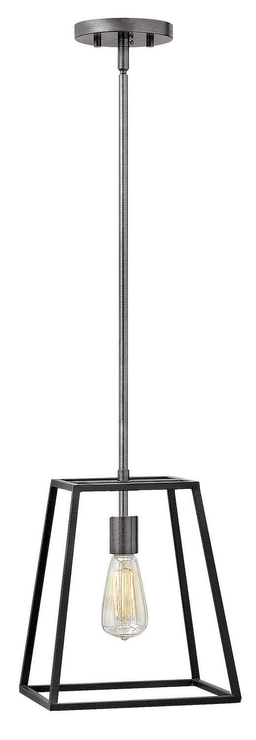 Hinkley Canada - LED Pendant - Fulton - Aged Zinc- Union Lighting Luminaires Decor