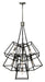 Hinkley Canada - LED Chandelier - Fulton - Aged Zinc- Union Lighting Luminaires Decor