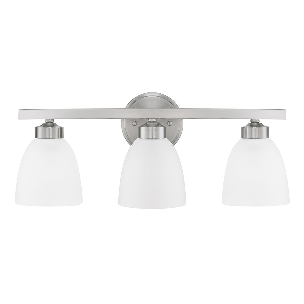 Capital Lighting - Three Light Vanity - Jameson - Brushed Nickel- Union Lighting Luminaires Decor