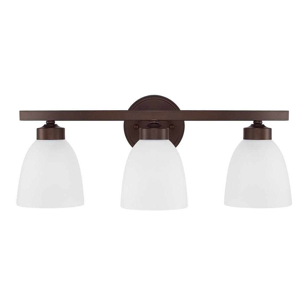 Capital Lighting - Three Light Vanity - Jameson - Bronze- Union Lighting Luminaires Decor