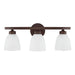 Capital Lighting - Three Light Vanity - Jameson - Bronze- Union Lighting Luminaires Decor