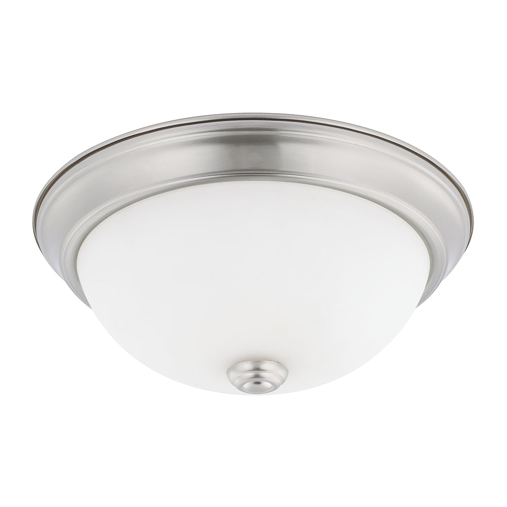 Capital Lighting - Two Light Flush Mount - Bates - Brushed Nickel- Union Lighting Luminaires Decor