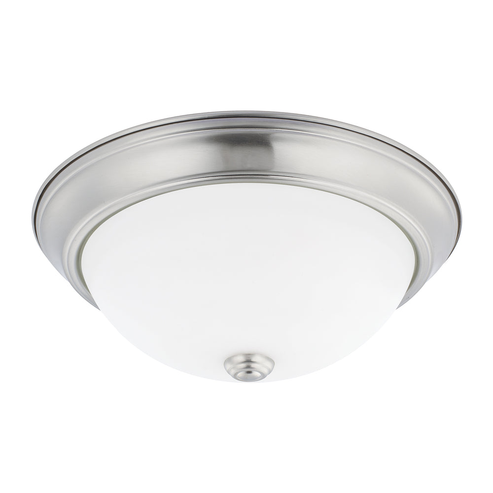 Capital Lighting - Two Light Flush Mount - Bates - Brushed Nickel- Union Lighting Luminaires Decor