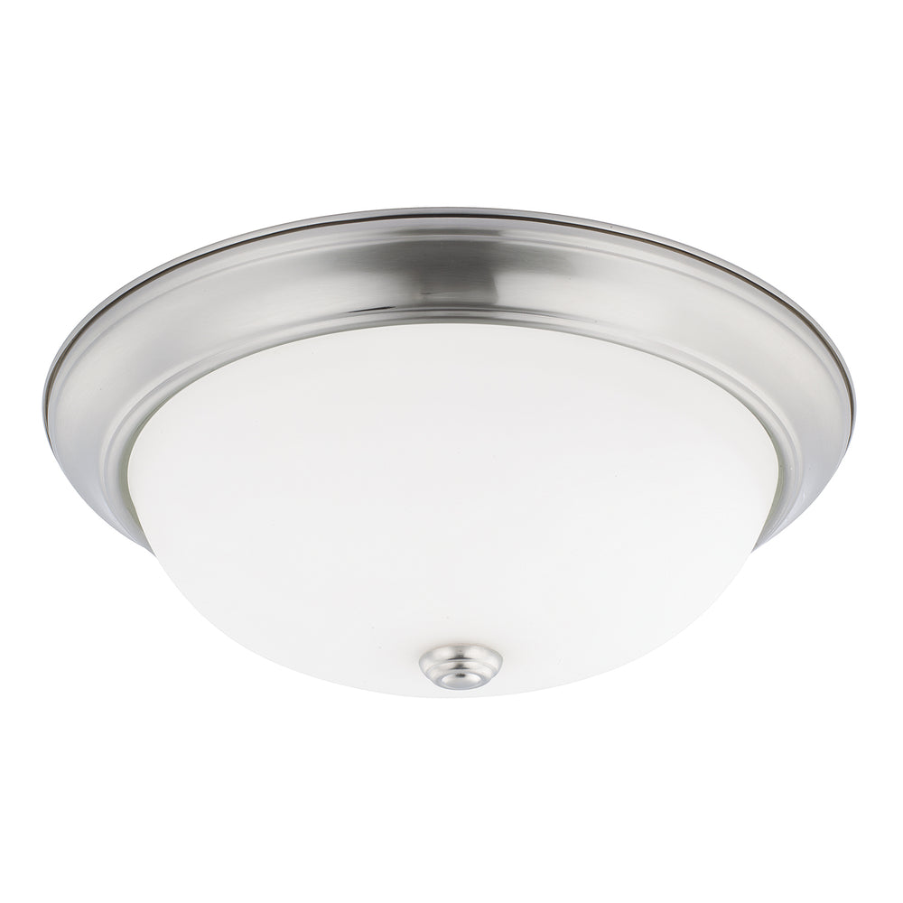Capital Lighting - Three Light Flush Mount - Bates - Brushed Nickel- Union Lighting Luminaires Decor