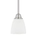Capital Lighting - One Light Pendant - Trenton - Brushed Nickel- Union Lighting Luminaires Decor