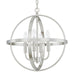 Capital Lighting - Four Light Pendant - Hartwell - Brushed Nickel- Union Lighting Luminaires Decor