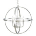 Capital Lighting - Four Light Pendant - Hartwell - Polished Nickel- Union Lighting Luminaires Decor