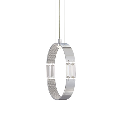 Eurofase Canada - One Light PENDANT - Glade - Chrome- Union Lighting Luminaires Decor