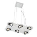 Eurofase Canada - VISION,6LT LED PENDANT,W/B - VISION - White/Black- Union Lighting Luminaires Decor