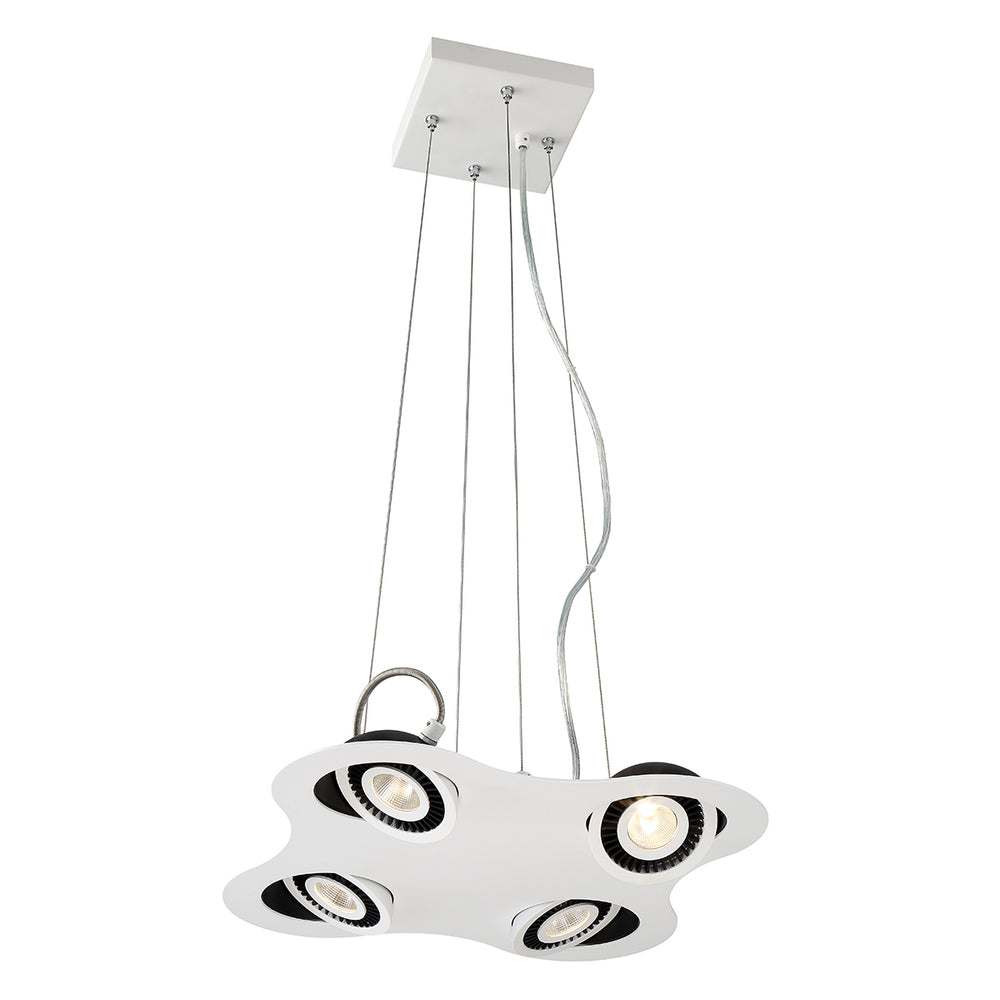 Eurofase Canada - VISION,4LT LED PENDANT,W/B - VISION - White/Black- Union Lighting Luminaires Decor