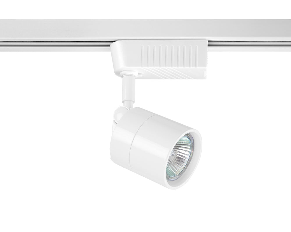 Kendal Canada - One Light Track Head - Track - White- Union Lighting Luminaires Decor