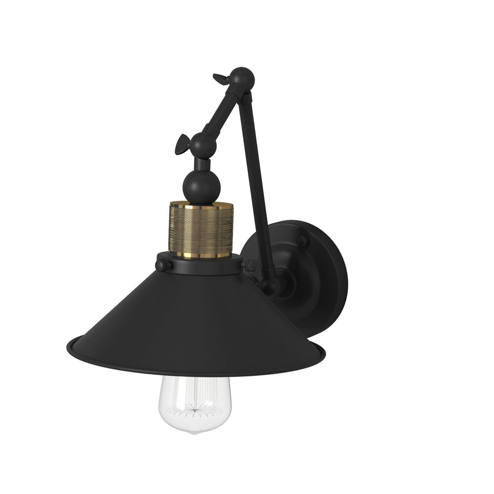 Artcraft Canada - One Light Wall Sconce - Jersey - Vintage Brass- Union Lighting Luminaires Decor