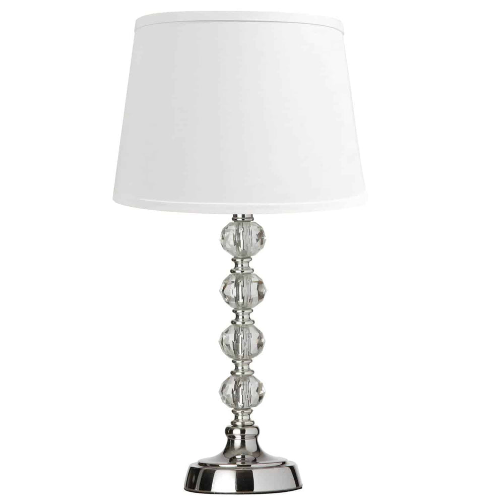 Dainolite Canada - One Light Table Lamp - Crystal - Polished Chrome- Union Lighting Luminaires Decor