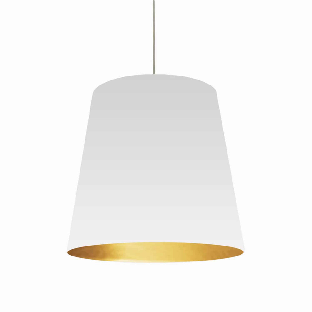 Dainolite Canada - One Light Pendant - Oversized Drum - White- Union Lighting Luminaires Decor