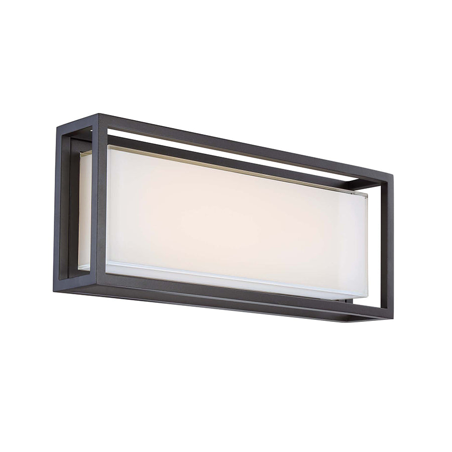 Modern Forms Canada - LED Outdoor Wall Sconce - Framed - Bronze- Union Lighting Luminaires Decor